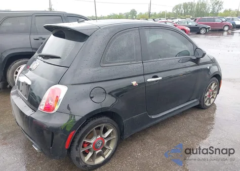 2012 Fiat 500 Abarth из США, поврежденный, VIN 3C3CFFFH9CT360049